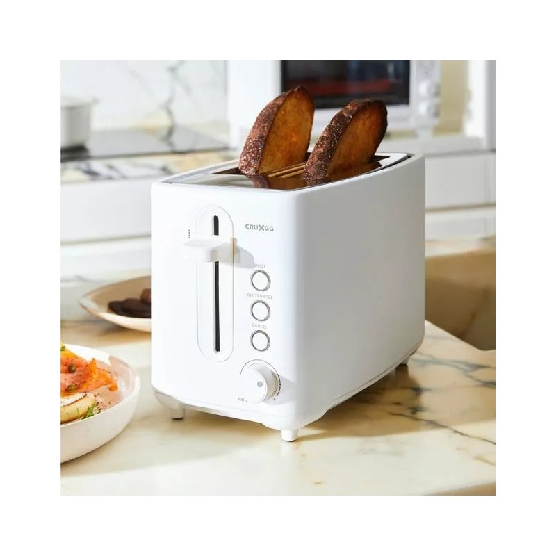 SATA Brand New CRUXGG 2 Slice Toaster 7 Levels **Gluten