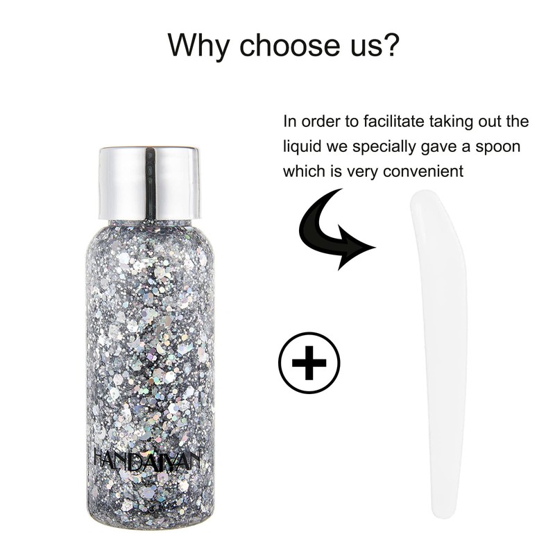 Body Glitter Gel Glitter Liquid Face Body Glitter Gel Festival