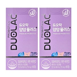 duorock Duolac Yum Yum Plus 750mg x 80 tablets x 2 boxes, 80-day supply / 듀오락 얌얌플러스 750mg x 80정 x 2박스 80일분