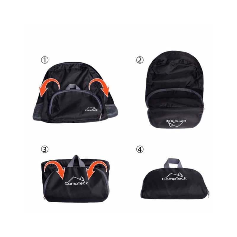 CampTeck U6699 Foldable Backpack Ultra-Light Portable Backpack for Travel, Camping,