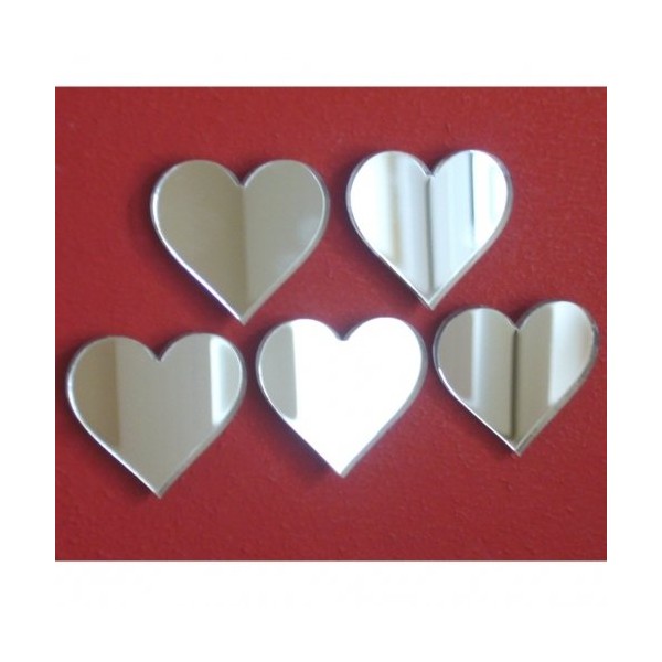 Super Cool Creations Heart Mirrors - Pack of Ten x