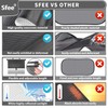 Sfee Car Window Shades for Baby-2 Pack Retractable Side Window