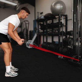 Fitness Mad Safety Resistance Trainer, Resistance Band, Heavy Duty Exercise Tubes for Home Workouts, 4 Resistance Levels: Light to Extra Strong