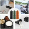MEECN Three-Layer Aluminum Waterproof Pill case Pill Holder can Store