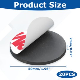 20Pcs Magnets with Adhesive Backing,Magnets,for Crafts,Sticky,Suitable for Whiteboards, Refrigerator, Crafts, Easy-to-Cut Stickers, Convenient for Planning and Organization