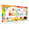 Mocsicka Back to School Backdrop Banner First Day of School