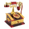 Dial Telephone Shaped Music Box Exquisite Retro Music Jewelry Box