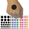 Circle Dot Temporary Tattoo Water Resistant Fake Body Art Set
