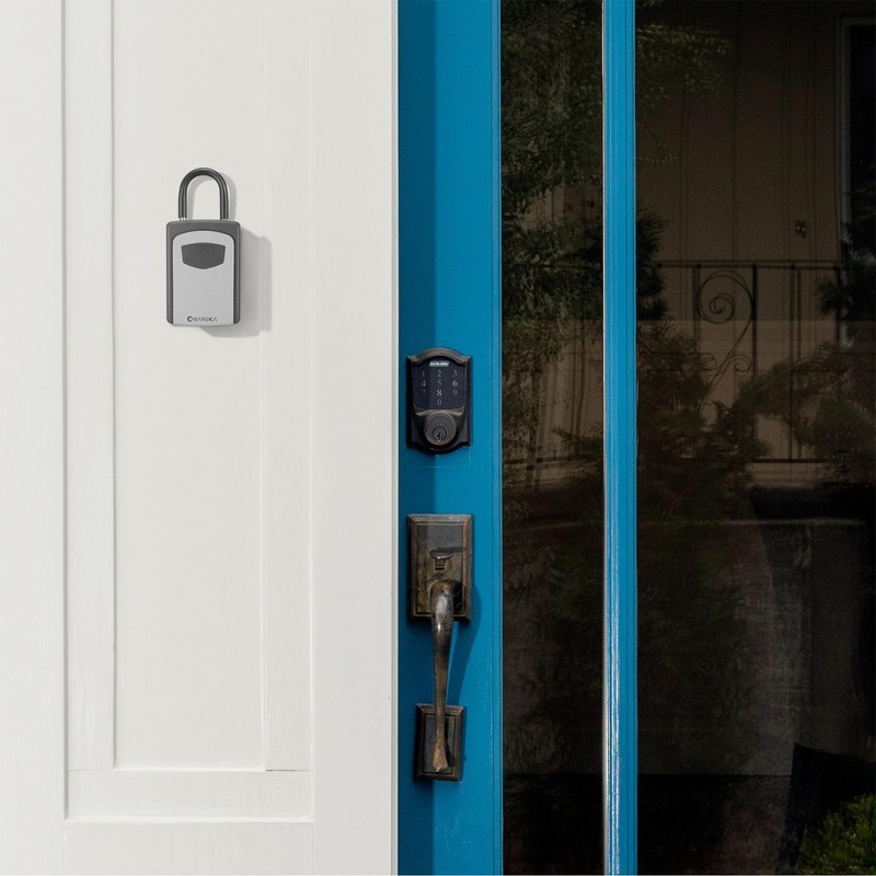 Barska Security Key Safe Lock Box with Combination Lock with