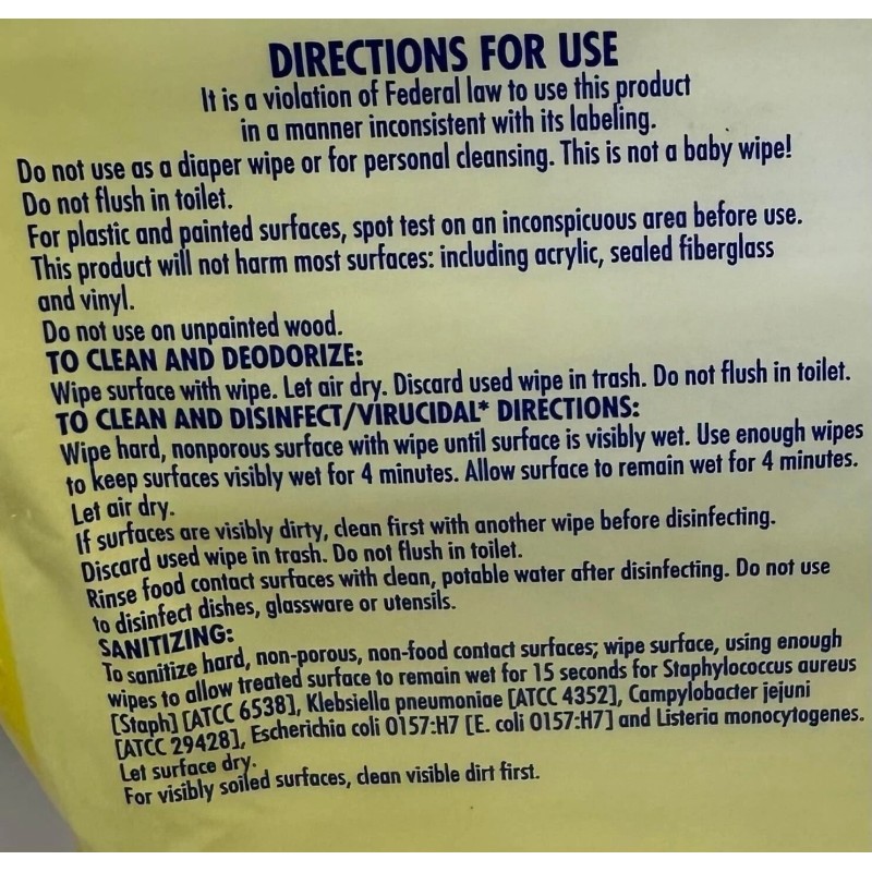 Good & Clean Disinfectant Wipes, Refreshing Lemon Scent, 432 Count