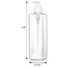 8 oz / 250 ml Clear Plastic PET Square Bottle