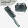 Zorrasxy Dog Grooming Bath Brush, Pet Instant Detangler Pin Brushes,