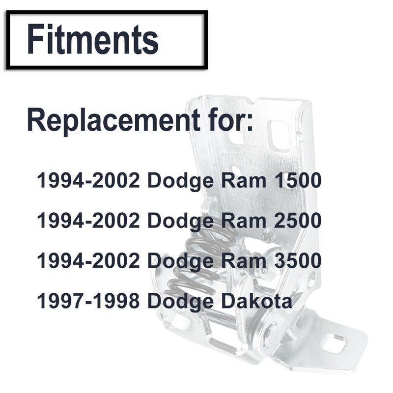 VEELECP Upper Door Hinge Compatible with 1994-2002 Ram 1500/2500 /