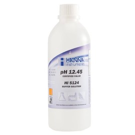 Hannah HI5124 pH Standard Solution (Technical Type) pH 12.45 Certificate Included