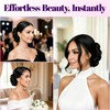 Short Claw Clip Messy Bun Scrunchies Updo