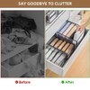 Closiq Drawer Organizer Underwear – Foldable Breathable Compartment Bins, Closet