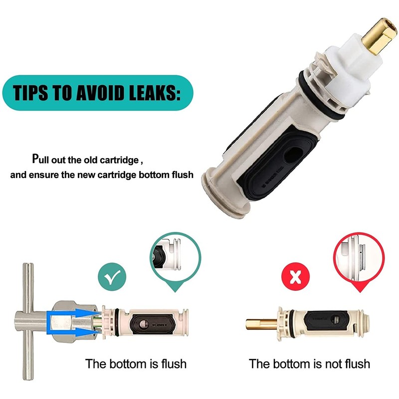 1222 Replacement Cartridge for Moen One-Handle Posi Temp Faucets,Tub Shower
