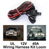 12Volt 40A Car Light Wire Set High Power One-Drive-Two Car