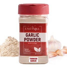 Eastanbul Fine Garlic Powder, 5.3oz, Premium Turkish Garlic Powder Fine, 100% Natural, Finely Ground Non-Granulated, Flavor Enhancing, Everyday Use, Culinary Grade, Farmfresh, Vegan
