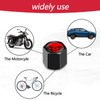 Fogfar Pack-4 Car Wheel Tire Valve Stem Caps, Skull Tire