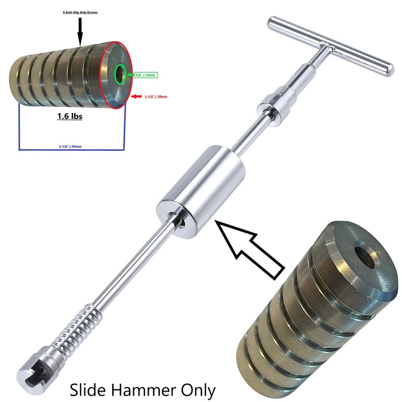 Grade A Tools Slide Weight hammer for Dent Pullers and