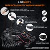 LEDMIRCY R3 White LED Rock Lights Kit 12PCS with Switch