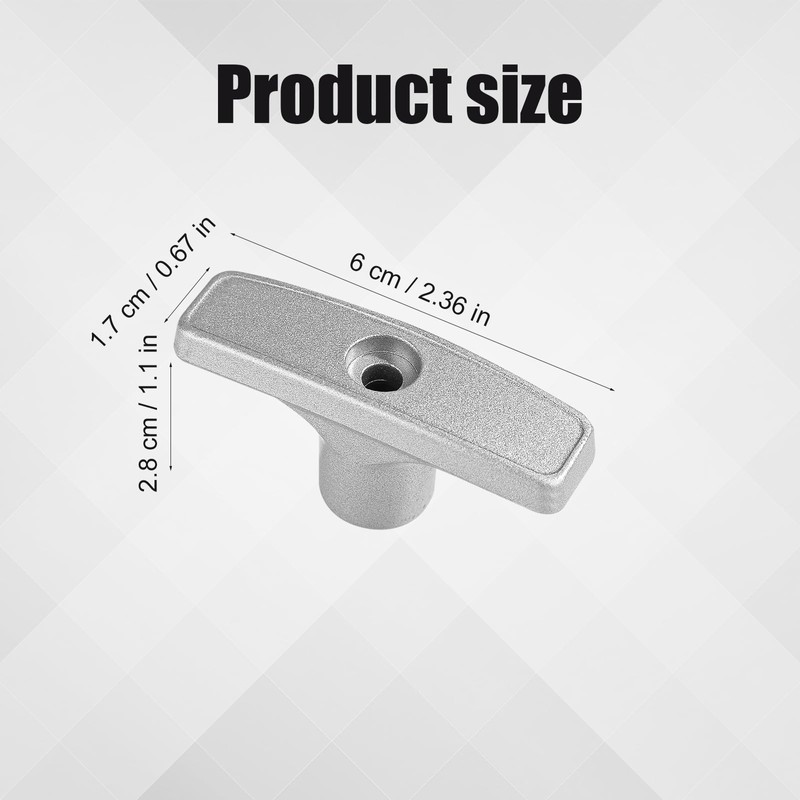 2pcs RV Waste Valve Handle Replacements, Metal RV Tank Handle