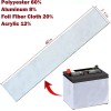 AIRSBOGE Universal 40*7 Inch Car Battery Insulation Blanket Wrap Kit