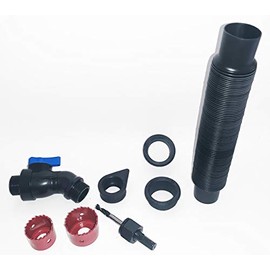 RainBarrel Linking Kit for linking two rain barrels together, Includes holesaw