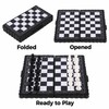 Mini Magnetic Chess Set Folding Magnetic Plastic Chessboard Board Game