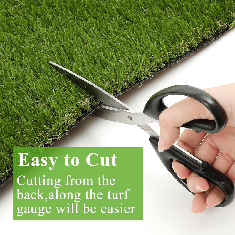 HEBE Artificial Grass Turf Rug 3'x5', Fake Grass Pee Pad