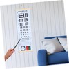 PACKOVE 1Set Eye Test Chart Myopia Detection Wall Chart with