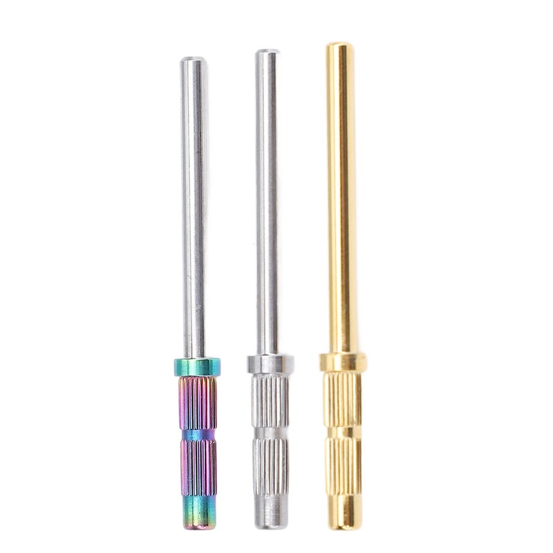 3pcs 3mm Nail Mandrel Stainless Steel Manicure Pedicure Mandrel Rods