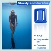 Jamceoceo 4 PCS 3.3LB Diving Weights, Blue Coated Diving Weight