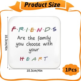 Coasters, Ceramic Coasters, Funny Friendship Gifts for Women Best Friend Bestie Soul Sister Coworker Female, Drink Coasters for Christmas Birthday Gift