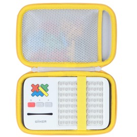 Lebakort - Funda de almacenamiento compatible con GiiKER Super Blocks Pattern Matching Puzzle Games Original 1000+ Challenges Brain Teaser Juguetes para niños y adolescentes (blanco roto + caja