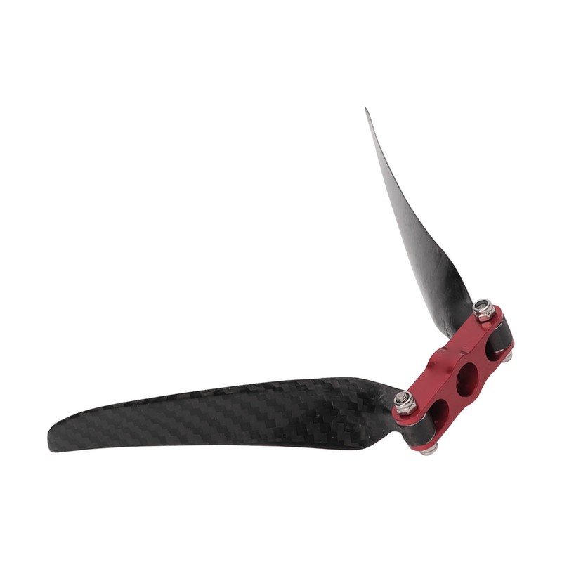 2 Blades RC Airplane Folding Propeller with Adapter Ring Carbon