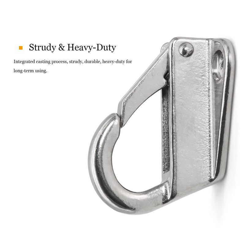 AMYSPORTS Heavy Duty Fender Hook Screw Wall Hanging Staple Hanger