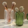 Gaolinci Clear Tumbler Cup Makeup Brush Toothbrush Holder for Bathroom,
