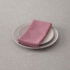 Pack of 6 Plain Satin Napkins, Durable Cotton Fabric for