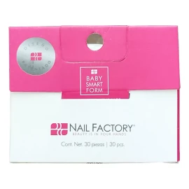 Nail Factory Paquete 30 Pz Baby Smart Form Forma Escultural, Nail Factory
