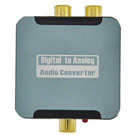 Fahgaer Upgraded Audio Decoder Digital to Analog Audio Coaxial Converter Optical Fiber to Analog Spdif to Lotus
