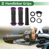 X AUTOHAUX 7/8" 22mm 15/16" 24mm Motorcycle Hand Grips Cover