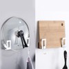 MY MIRONEY 4PCS Pot Lid Holder with Hook, Aluminum Pan