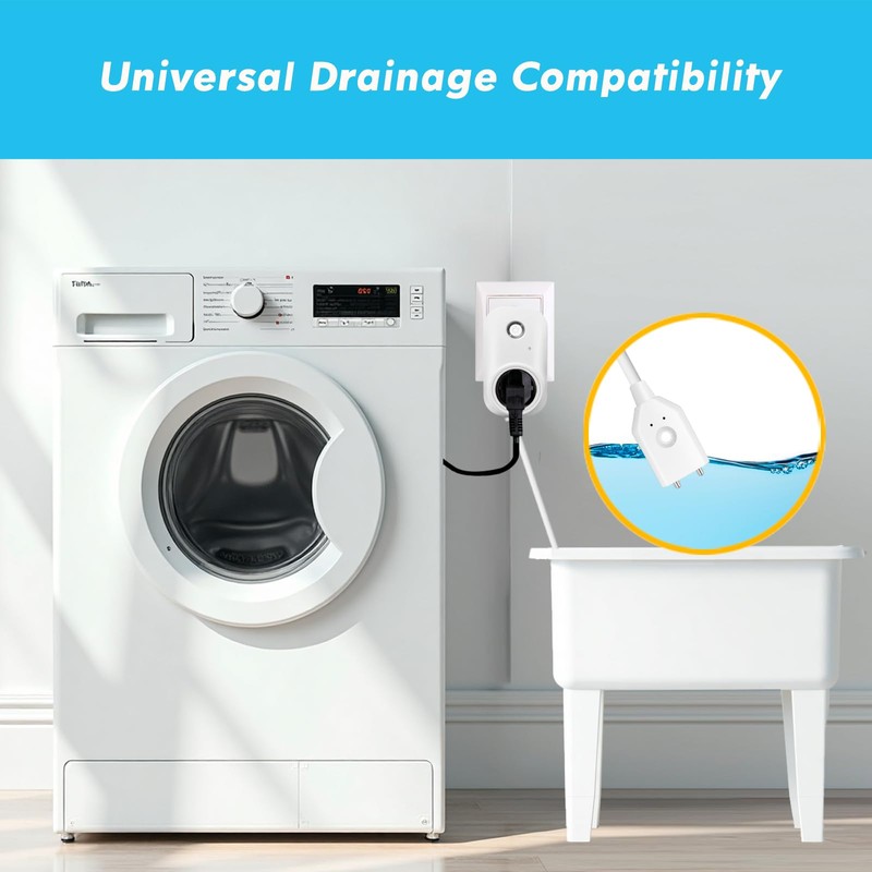 Smart Overflow Detection Sensor - Water Overflow Alarm with Real-Time