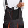 WORK IDEA Work Bib Overall for Men Workwear Casual Dungarees