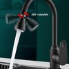 JINYOMFLY 3 Modes Tap Attachment Swivelling, 360° Rotating Multifunctional Tap