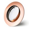 NCC-Licht Set of 6 Recessed Spotlights Brushed Copper Diameter 68