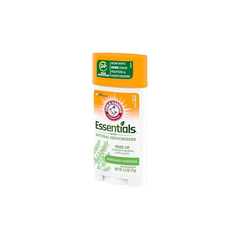 Arm & Hammer Essentials Desodorante Natural, Fresco, 2.5 onzas (paquete