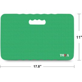 Kneeling Pad Thick Extra Large High Density Foam Comfort for Work Gardening Yoga Exercise Garden Knee 2 Pack Green